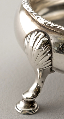 Early Georgian Silver Salt Cellars (Pair) - David Hennell I
